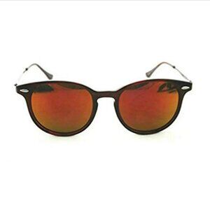 Petite Red Reflective Sunglasses